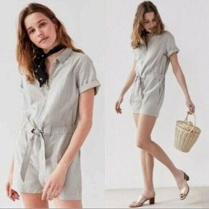 Bdg Small Safari Short Drawstring Romper Jumpsuit - image 1